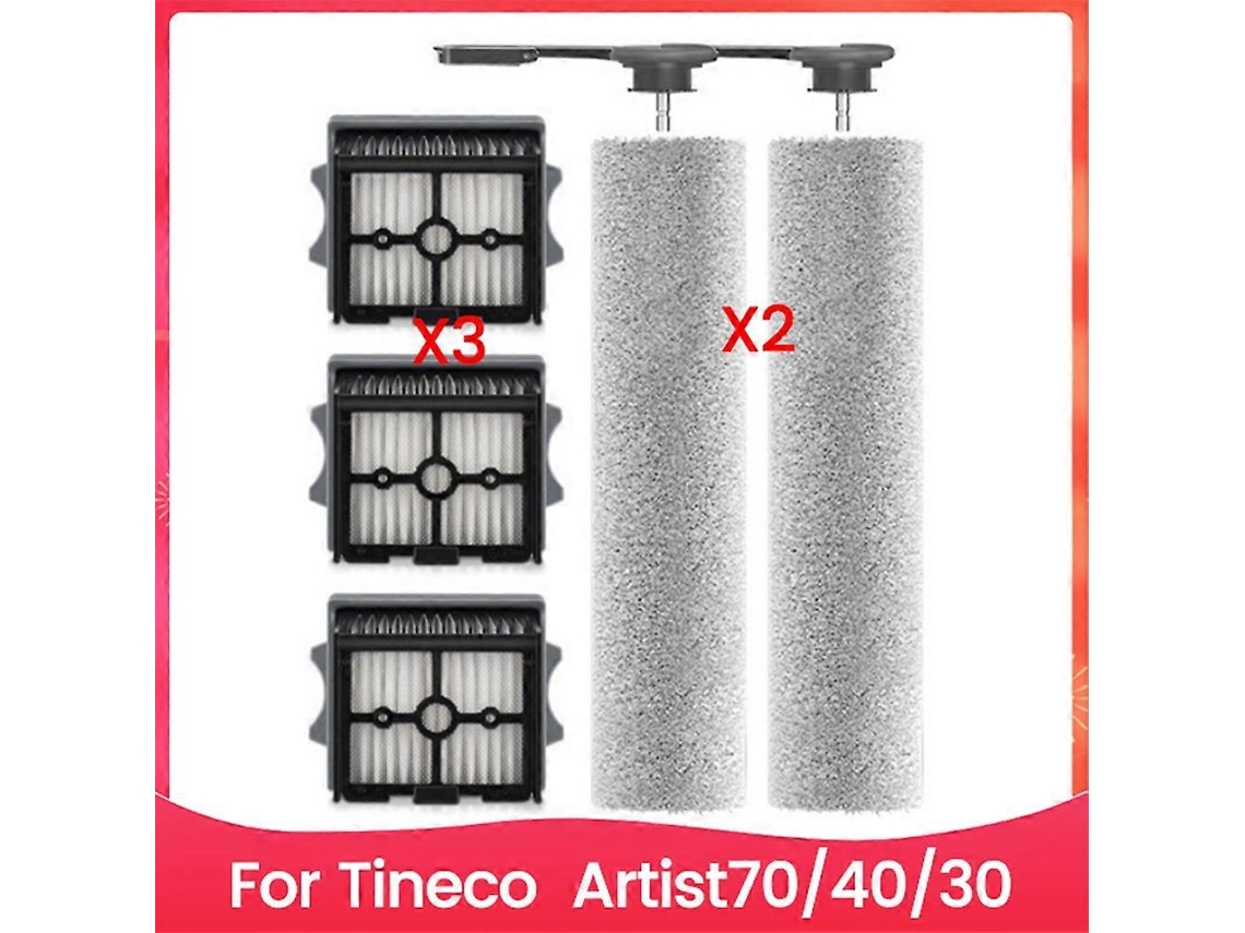 Conjunto De Escova Rotativa E Filtro De Substituição Para Aspirador De Pó E Água Sem Fio Artist 70/40/30._ozo