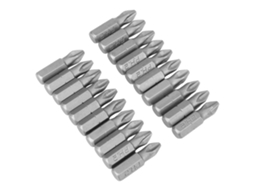 Conjunto De 20 Brocas De Parafusadeira Elétrica Anti-deslizante De Aço S2 Ph2 X 25mm Magnéticas