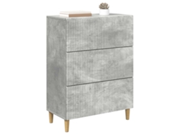 Gabinete de Gavetas Cinzento Cimento 66x34,5x90 cm MAISON EXCLUSIVE