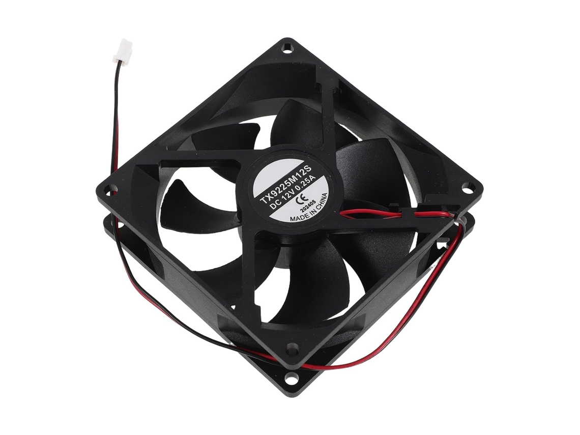 Ventilador Silencioso E Funcionamento Em 12v Dc, Feito De Plástico