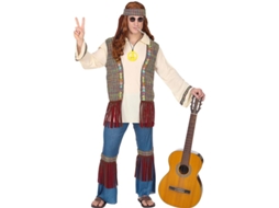 Fato de hippie bege para homem