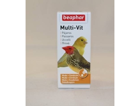 Complemento Alimentar para Aves BEAPHAR Multi-Vit (20ml)