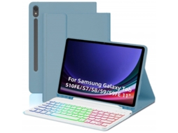 Lurelia Capa Com Teclado Bluetooth Para Samsung Tab S7 11 Com Rato