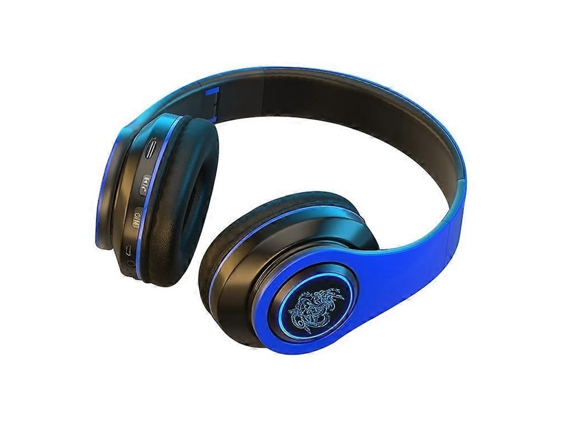 Fone Sem Fio Bluetooth B39 com Subwoofer Luz Pulsante Suporte Cartão Tf TAISHENGDA