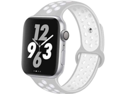 Bracelete Apple Watch Series 3 G4M 42mm Cinzento, Branco