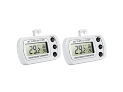 Lurelia Termo-higrómetro Com Sensor, Para Frigorífico E Congelador, Alta Precisão, Visor Lcd, Sem Fios, Impermeável, Medição De Humidade