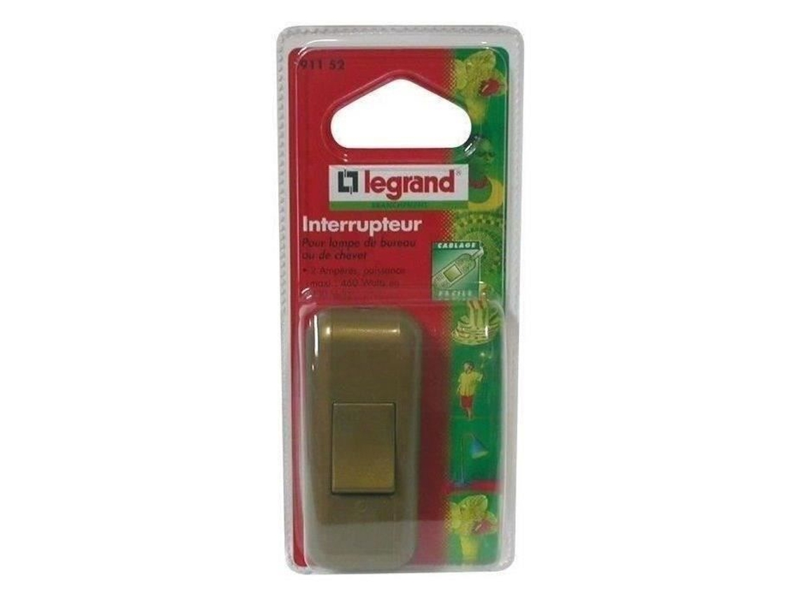 Interruptor Da Lâmpada 2 A Ouro Velho Legrand