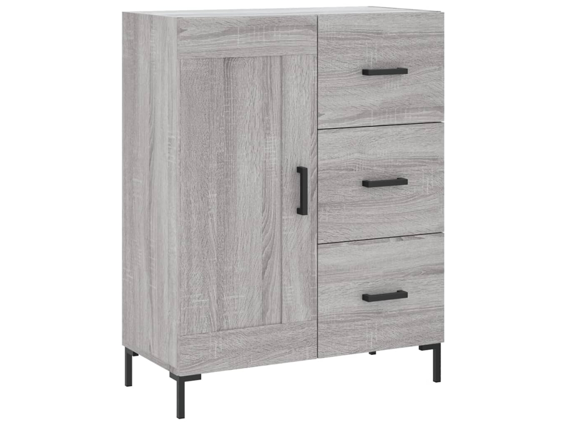 Sideboard, Sideboards Vidaxl Cinzeto Madeira Processada (n/a)