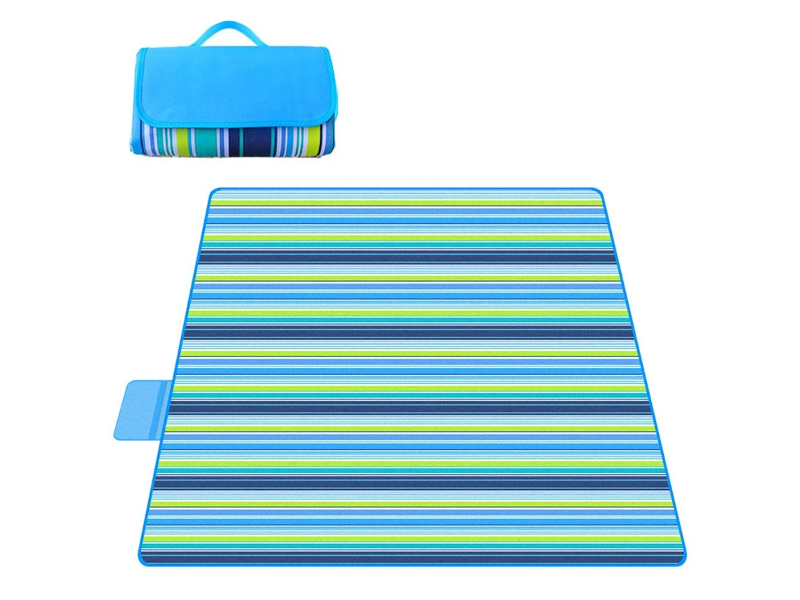 Vlrla-manta De Picnic Grande Plegable Impermeable, Alfombra De Picnic Exterior Resistente Para Camping, Senderismo, Playa Y Viaje