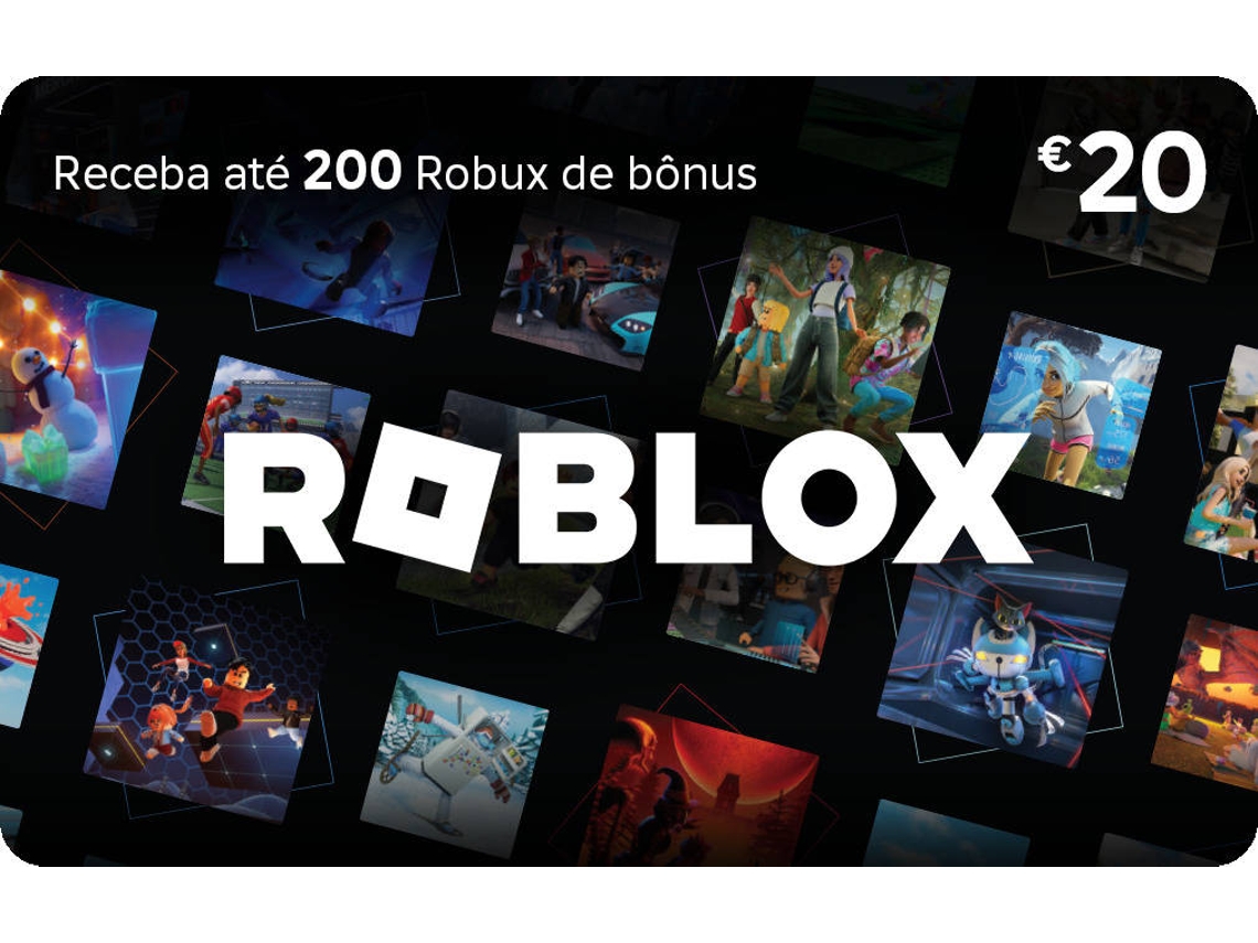 Cartão Presente ROBLOX 20 Euros (Formato Digital)