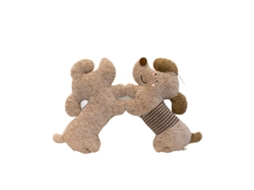 Almofada de Pelúcia de Cachorro Fofa, Almofada Decorativa para Sofá, Marrom Claro CHABERLU