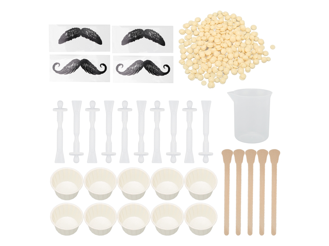 Kit De Cera Para Nariz Amigável À Pele Remoção Eficaz De Cabelo Nasal Com Feijões De Cera E Palitos Para Remoção