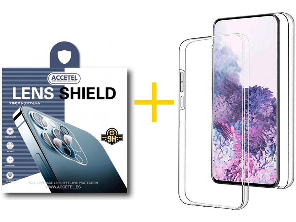 Capa + 1 Película de Câmara para iPhone 12 Pro ACCETEL Transparente Claro