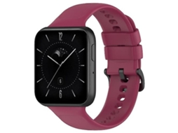 Lurelia Pulseira, Compatível Com Oppo Watch 3, De Silicone Vinho Vermelho, Acabamento Moderno