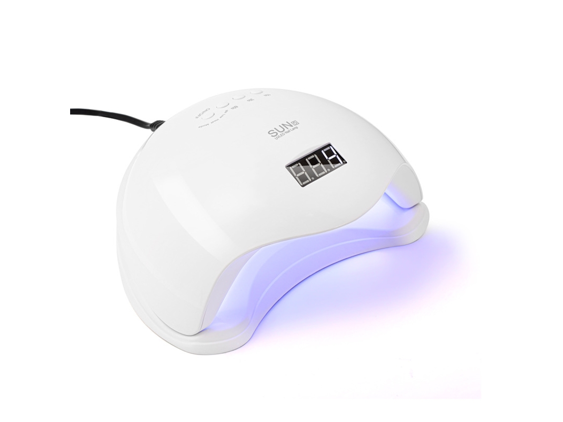 Lâmpada Uv Para Esmalte Em Gel 48w Com Sensor De Movimento Branco Branco Brilvibera