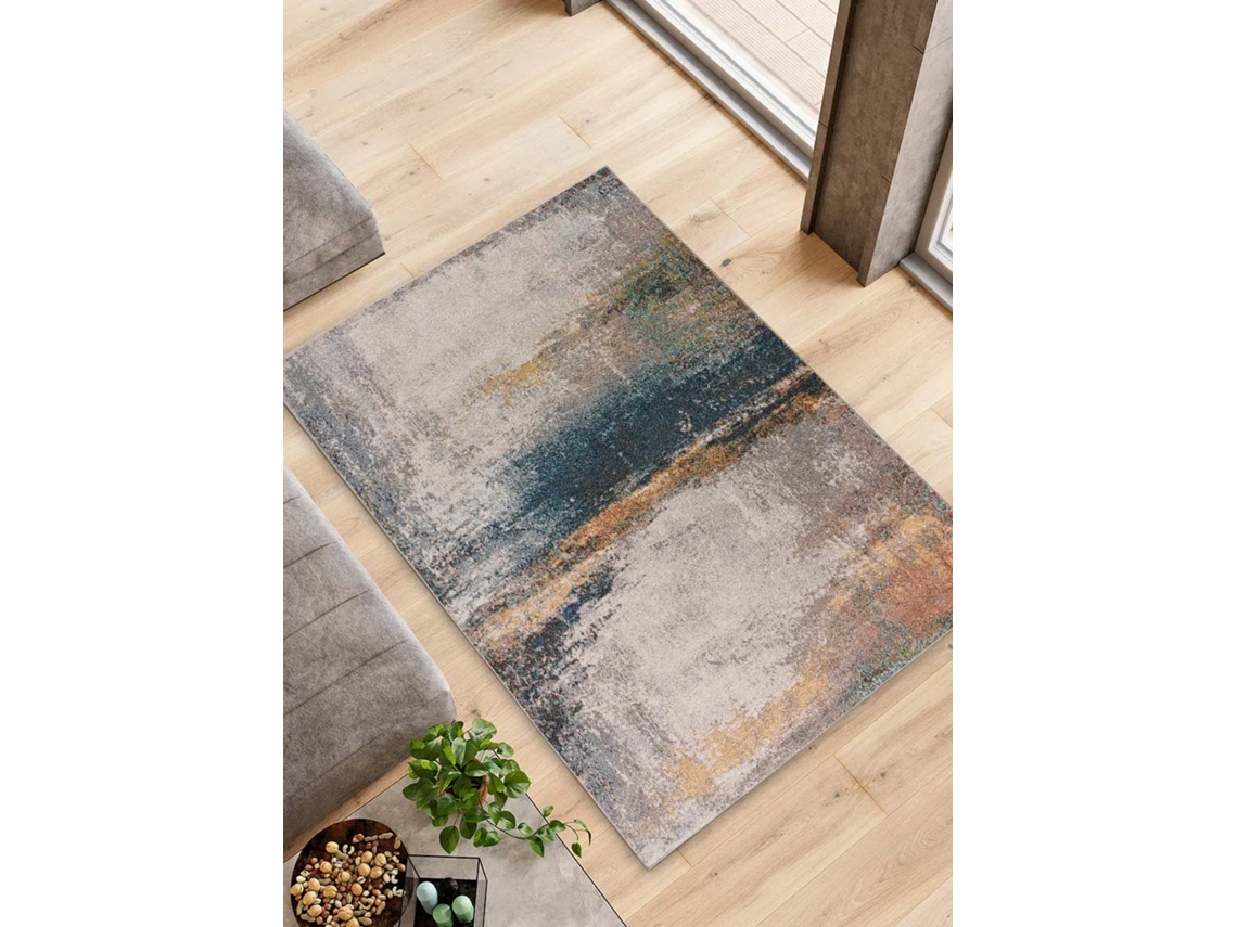 Tapete Interior Abstrato - Atticgo - Parma Azul 120x170 Cm