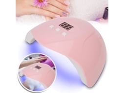 Lâmpada De Manicure Profissional Uv Led De 54w Com Sensor Inteligente
