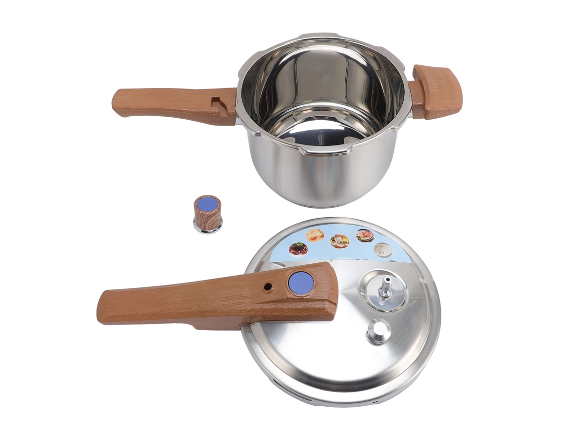 Panela de Pressão Pequena 3l em aço inox 304 para cozinha compacta