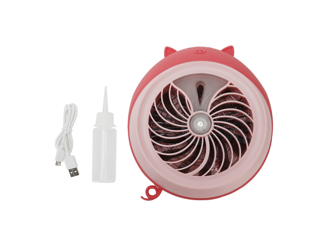 Laxiscreed Ventilador Mini De Mesa Com Spray De Humidade Para Maior Frescura