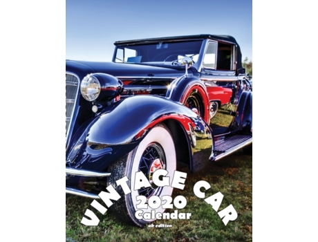 Livro Vintage Car 2020 Calendar de Wall Publishing UK (Inglês)