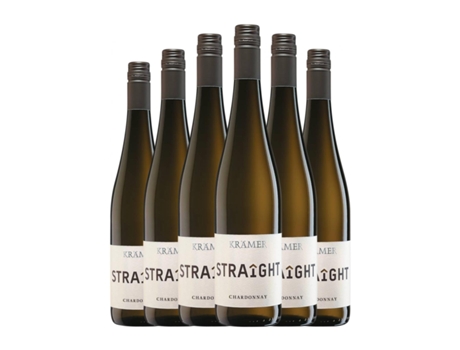 Vinho branco TOBIAS KRÄMER Straîght Chardonnay Seco Rheinhessen (0.75 L - 6 Unidades)