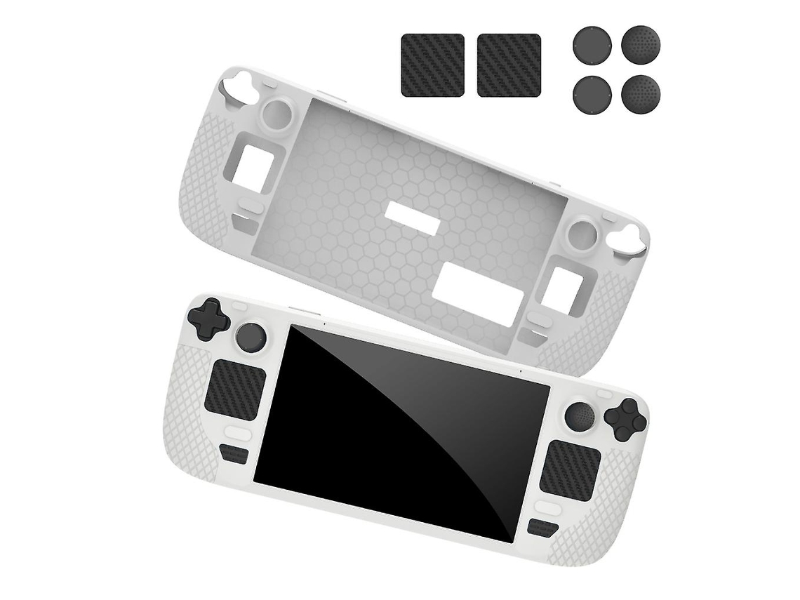 Capa de Silicone com Proteção À Prova de Choque e 4 Capas para Joystick e Trackpad para Steam BRILVIBERA