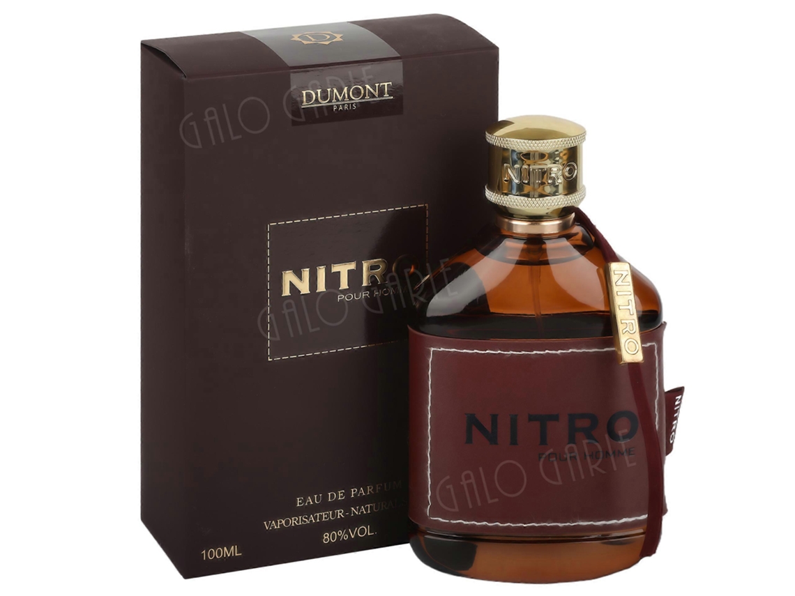 100ml Perfume Vermelho Arab Perfume Dumont Nitro marrom -