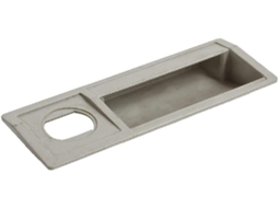 Novo Puxador Embutido De Plástico Cinza Lon0167, Confiável E Eficaz, 112mm X 43mm Id 23b D4 86 C79
