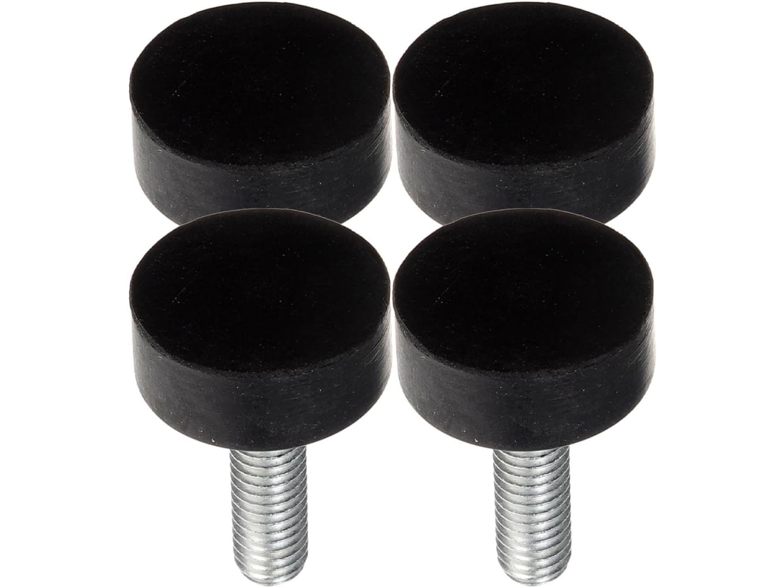 Uonlytech Conjunto De 4 Pés Borracha Ajustáveis Antiderrapantes Com Amortecedores Vibração Para Móveis, Niveladores E