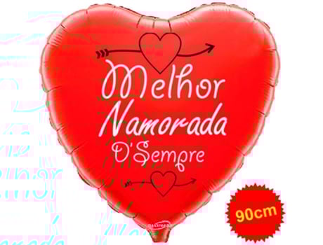 Balão de 90Cm Melhor Namorada BALAOMAIS