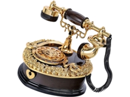 Caixa De Música Em Estilo Antigo Com Mostradores Giratórios E Melodias Clássicas, Modelo De Telefone