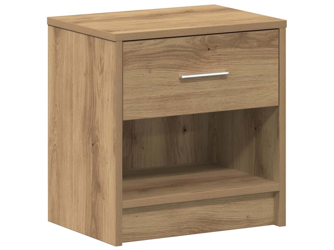 Mesa de Cabeceira com Gaveta 39x28x41 Cm Madeira Artisiano MAISON EXCLUSIVE