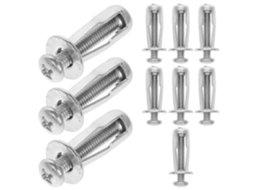 50-parafusos De Expansão, Porcas E Cabeças De Expansão Para Concreto, Buchas Para Parede E Móveis