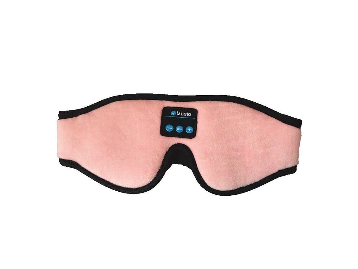 Máscara Dormir Bluetooth 3d com Microfone e Alto falante Estéreo Rosa JIAPEI