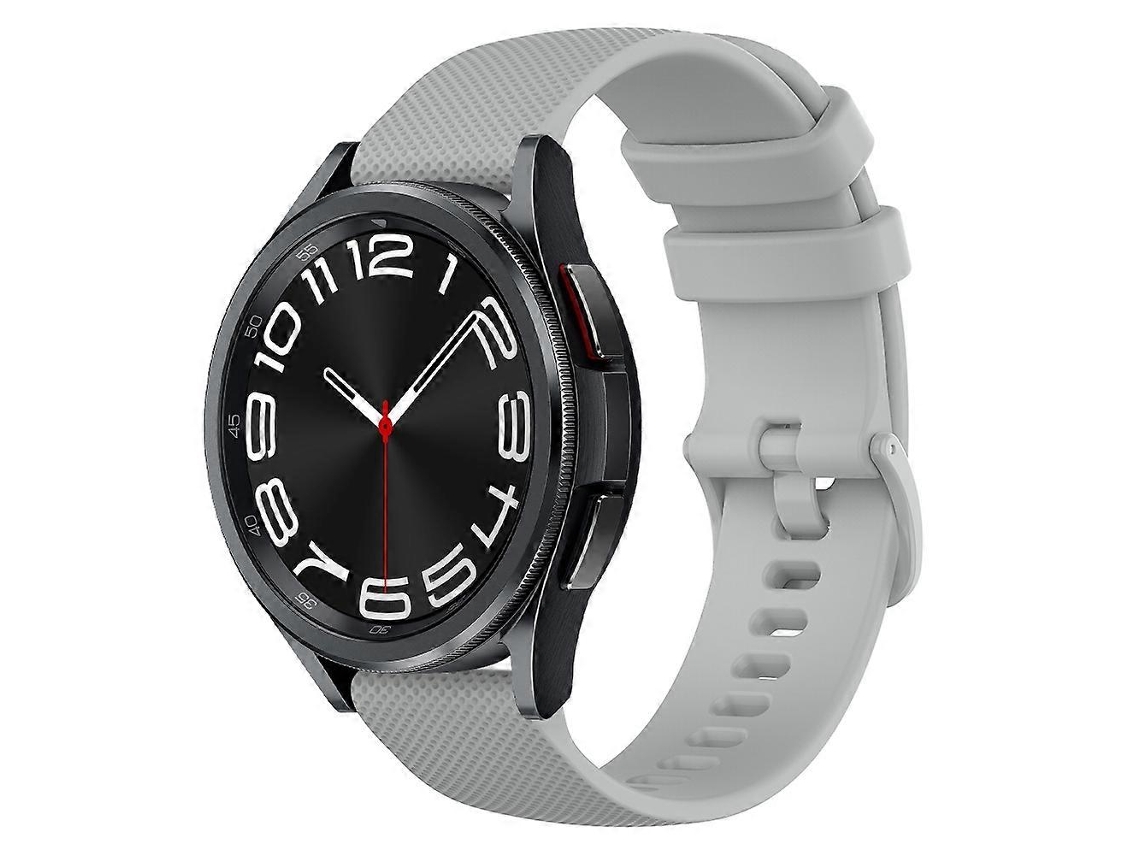 Pulseira De Silicone Quadriculada De 20 Mm
