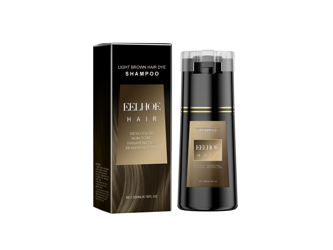 Shampoo Tintura Castanho Claro Cabelo