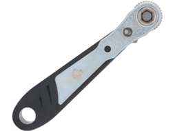 Chave De Mini 1/4", Fenda Dupla 36 Dentes Para Em E Manual Aço Preto