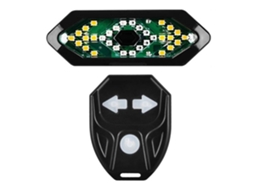 5 Modos De Luz Traseira Da Bicicleta Luz Traseira Da Bicicleta Inteligente Com Sinal Volta Chifre Elétrico Remoto Eua 5 Modos-wghy5969*