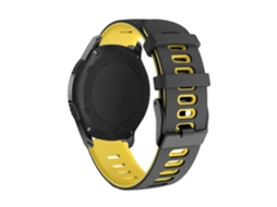 Bracelete Pioneer para Garmin D2 Air Preto e Amarelo