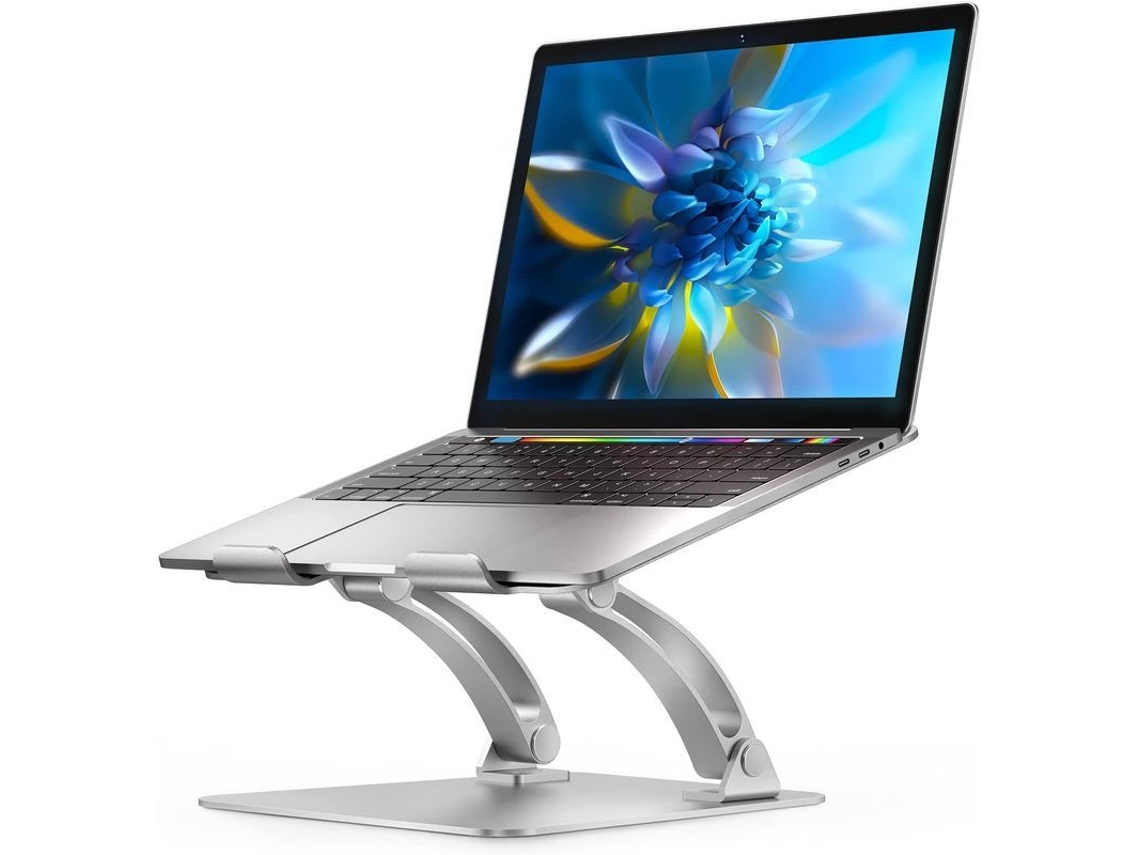 2026 suporte para Notebook para Mesa, Ajustável em Altura e Ângulo, com Ventilação, Compatível com 10 17 Polegadas Até 44 Lbs