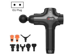 Massageador Vibratório Para Miofáscia E Músculos (preto) Para Fitness. Especificações: (padrão Europeu)