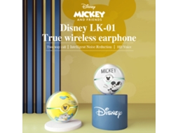 Fones de Ouvido Disney Lk01 True Wireless Bt5.0 Hifi Cancelamento de Ruído Esportes