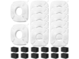 Conjunto Com 12 Filtros De Reposição Para Bebedouros Animais