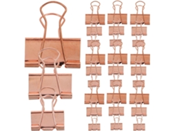 Conjunto De 42-clips Metal Para Pasta Escritório, Tamanho Conveniente, Portátil E Com Design Elegante Para Organizar