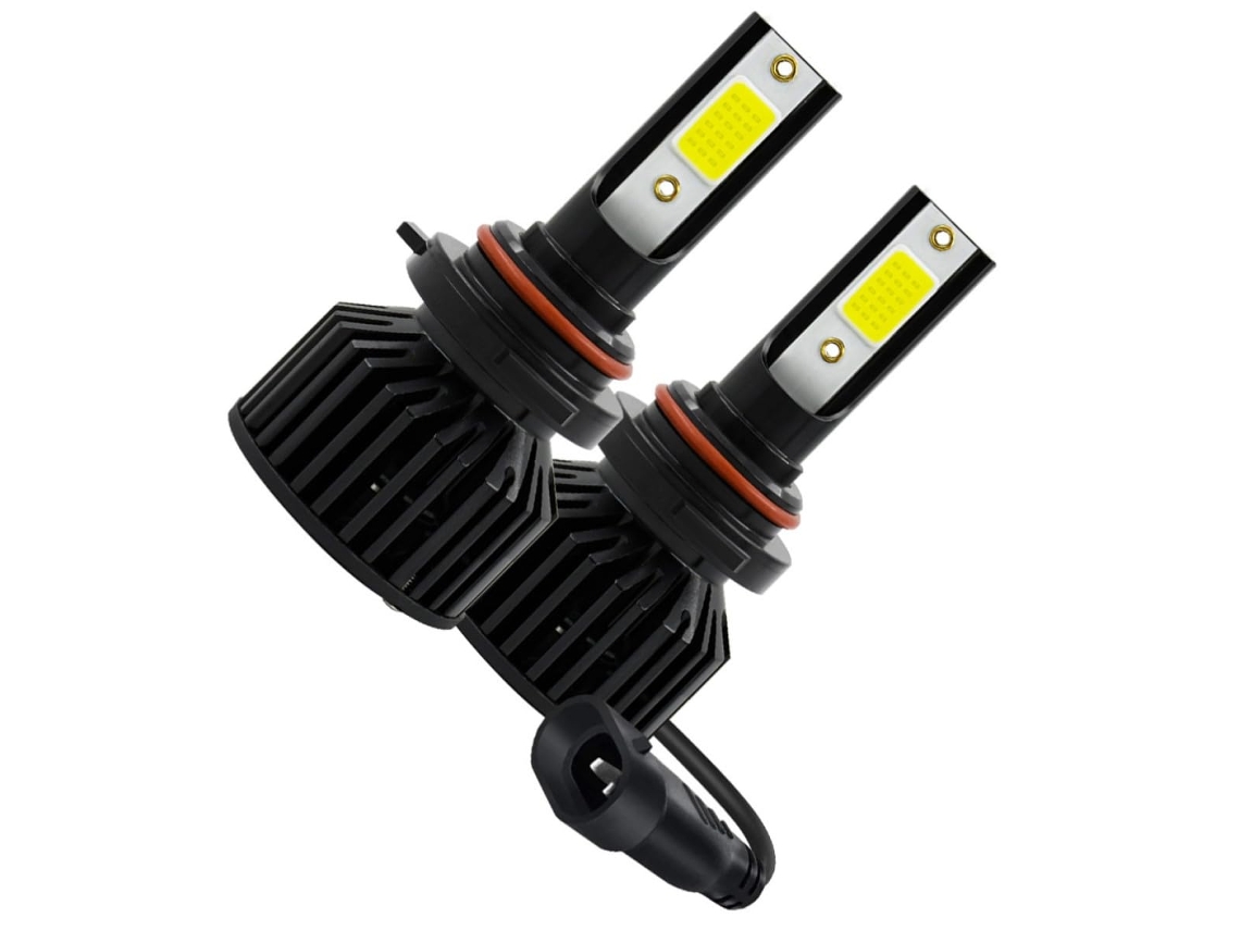 Lâmpada Led 9005 Para Carro, Feixe De Luz Amplo E Grande Área Iluminação, Alumínio Aeronáutico Preto, Ip65, Par, 8000lm