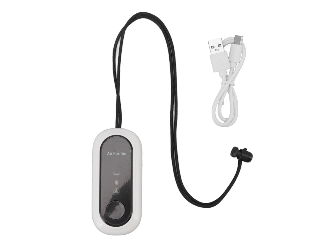 Purificador de Ar Portátil com Usb, Íons Negativos Ajustáveis para Escritório, Carro e Viagens LAXISCREED