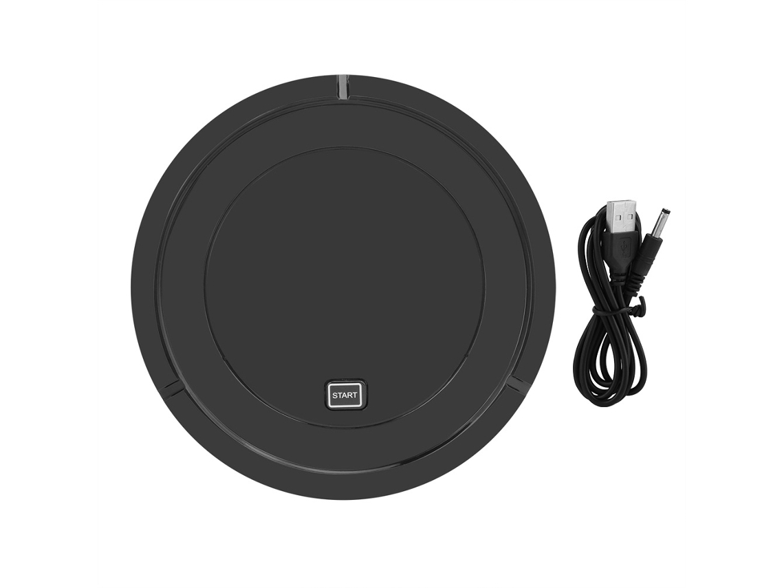 Aspirador De Pó Robô Inteligente Super Fino, Mini Varredor Usb Para Eletrodomésticos