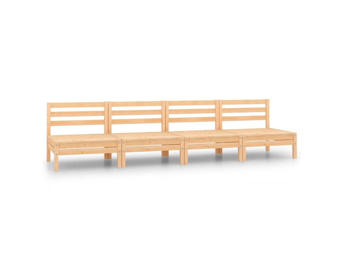 Garden Lounge Set, Garden Lounge Sets Vidaxl Marrom Madeira De Pinho (n/a)