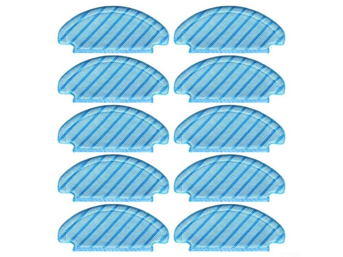 Pacote com 10 Panos de Microfibra Laváveis​​ para Aspirador de Pó N8, N8+ T8 T9 BRILVIBERA