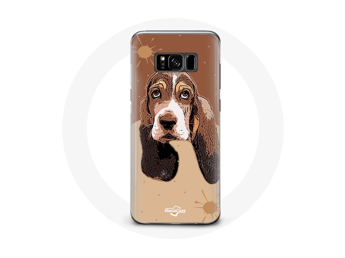 Capa para Samsung Galaxy S8 Cara de cão BasseHound